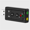 USB Card to  3.5mm Headphone Audio Adapter Sound Card For