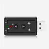 USB Card to  3.5mm Headphone Audio Adapter Sound Card For