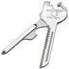 Swiss Tech Polished SS 6 in 1 Utility Key Multitool for Keychain for Auto