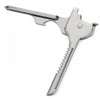 Swiss Tech Polished SS 6 in 1 Utility Key Multitool for Keychain for Auto