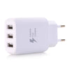 3 in 1  Type-C + 8 Pin + Micro USB Data Charging Cable+3 USB Fast Wall Charger for iPhone / Samsung / Huawei