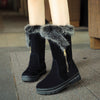 The New Slip Plus Velvet Belt Buckle in Tube Boots