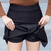 Pleated High Waist A-Type Skirt Autumn Wear Short Skirt with Safety Pants