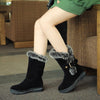 The New Slip Plus Velvet Belt Buckle in Tube Boots