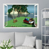 Seaside Battlefield Wall Sticker in Game Decor for Home Decoration