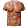 3D Muscle Print Men's Short Sleeve T-shirt