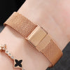 IEKE Women Watches Brand Luxury KING HOON Ultra Thin Gold Steel Mesh Watches Women Dress Quartz Watch