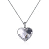 Heart-Shaped Reversible Crystal Necklace