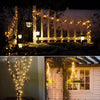 1PC 20M Solar Copper Wire String Light 8MODES LED Fairy String Waterproof Home Yard Christmas Holiday Gareden Decoration