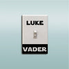 Light Switch Sticker Darth Vader Luke Skywalker Vinyl Wall Stickers Home Decor
