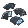 AEOFUN Creative Black Plastic PVC Poker Waterproof Magic Playing Cards Table Game Set
