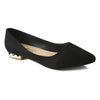 Shallow Mouth Pointed Head Female Small Heel Suede Leisure Shoes