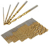 50PCS HSS Titanium Coated Twist Drill Bits High Speed Steel Drill Bit Set