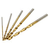 50PCS HSS Titanium Coated Twist Drill Bits High Speed Steel Drill Bit Set