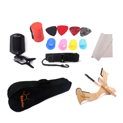 Zebrawood Soprano 4 String Ukelele Acoustic Instrument