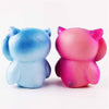 Squishies Slow Rising Jumbo Kawaii Colorful Owl Creamy Scent for Kids
