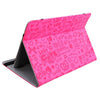 Folder PU Stand Leather Case with Cartoon Pattern for 10 inch Tablet PC -Plum