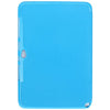 New Arrival BELK Cross Pattern Smart Cover PU Leather and Plastic Foldable Stand Case for Samsung Galaxy Note 10.1 N8000 - Blue