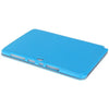 New Arrival BELK Cross Pattern Smart Cover PU Leather and Plastic Foldable Stand Case for Samsung Galaxy Note 10.1 N8000 - Blue