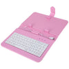 Micro USB Connected Keyboard PU Leather Protective Case for 7 inch Tablet