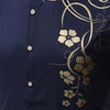 Men's   Autumn Long Sleeve Large Size Casual Print Shirt