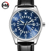 Hannah Martin Men's Pilot Sports Calendar Waterproof Belt Watch