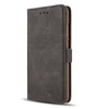Wkae Vintage Matte Breatheable Air-mesh PU Leather Wallet Case Cover with Kickstand Card Slots for Huawei Mate 9