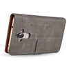 Wkae Vintage Matte Breatheable Air-mesh PU Leather Wallet Case Cover with Kickstand Card Slots for Huawei Mate 9