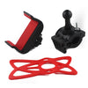 360 Degree Adjustable Bicycle Phone Holder Motorcycle Bike Handlebar Universal Smartphone Mount for Bike GPS Navigation