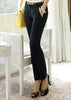 Mid-Waisted Pockets Design Narrow Feet Women's Pants