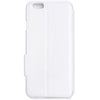 Leather Stripe Pattern Cover Case with Stand and View Window for iPhone 6 black