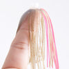 Rubber Threads Skirt Beard Lures 4PCS 8CM Length