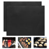 2PCS PTFE BBQ Grill Mat Barbecue Liner Reusable Teflon  Sheet 40 30cm Cooking