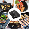 2PCS PTFE BBQ Grill Mat Barbecue Liner Reusable Teflon  Sheet 40 30cm Cooking