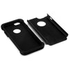 Plastic and Soft Silicone Material Back Case Cover with Football Texture Design for iPhone 6 4.7 inch Screen