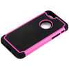 Plastic and Soft Silicone Material Back Case Cover with Football Texture Design for iPhone 6 4.7 inch Screen