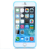 Frosted Back Cover Case with TPU Material for iPhone 6 Plus
