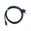 2M Braided Nylon Micro USB Charger Sync Data Charging Cable Cord for Android
