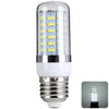 E27 10W 56 x 5730 SMD 1200LM Transparent LED Corn Light - 6000-6500K AC 200-240V