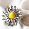 Gorgeous Women's Faux Gemstone Embellished Daisy Shape Ring