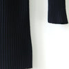 Stylish Slash Neck Long Sleeves Zippered Sweater Dress For Women