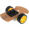 Puzzle DIY Toy 2 WD Motor Smart Car Chassis Kit