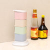 Kitchenware Vertical Wheat Fiber Seasoning Box
