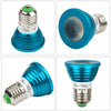 YouOKlight 5PCS E27 3W AC85 - 265V RGB Multicolor LED Spot Bulb with Remote Control