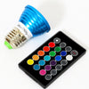 YouOKlight 5PCS E27 3W AC85 - 265V RGB Multicolor LED Spot Bulb with Remote Control