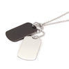 Stainless steel Military Pendant pendant brand Titanium steel couple necklace