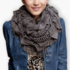 Gorgeous Irregular Geometric and Stripe Design Neck Warmer For Women