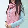 Concise Hemp Flower Solid Color Scarf For Women