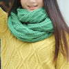 Concise Hemp Flower Solid Color Scarf For Women