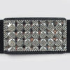Chic Rhinestone Embellished Rectangle Buckle Elastic Belt For Women
